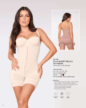 FAJA SHORT RELOJ DE ARENA